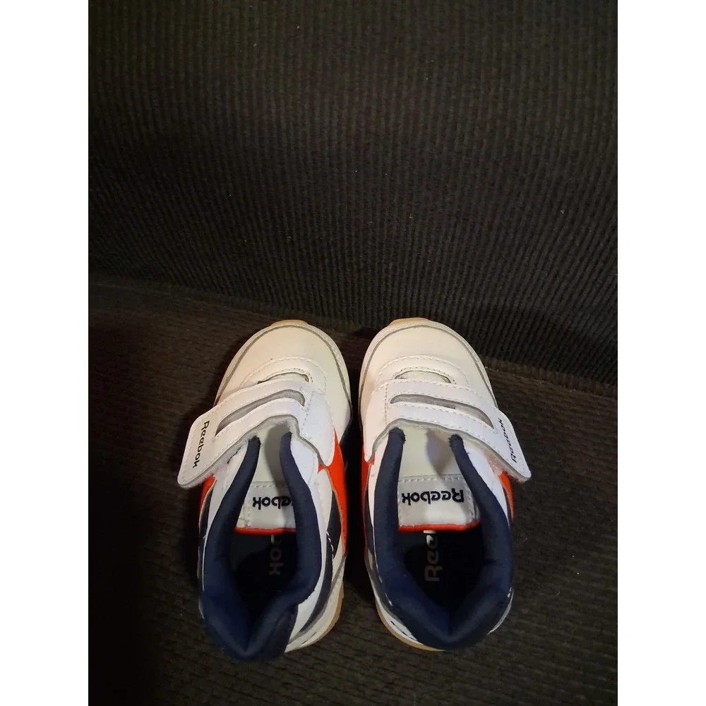 Reebok Classics Toddler Size 5 Vintage Retro Hook Loop Strap Vector Gum Sole Lug